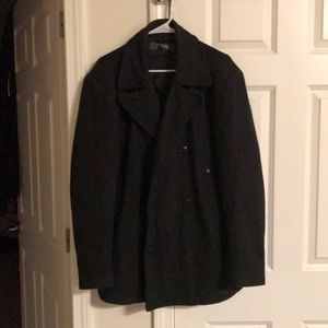 Black Kenneth Cole Peacoat XL